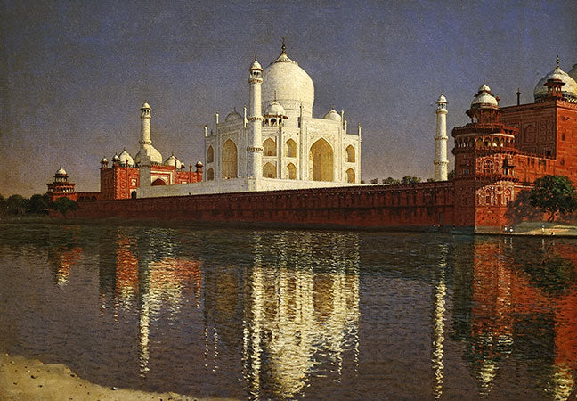 Taj Mahal Mausoleum. Agra