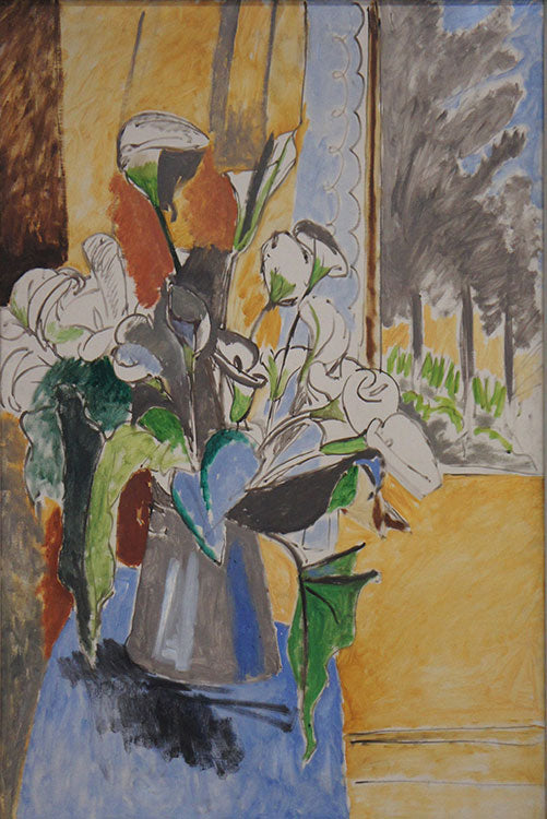 Bouquet Of Flowers On A Veranda