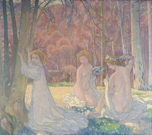 Figures in a Spring Landscape