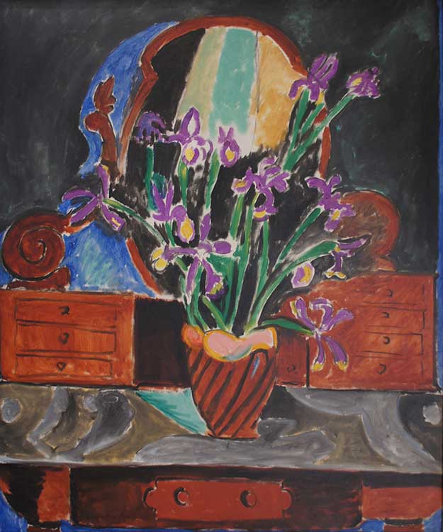 Vase Of Irises
