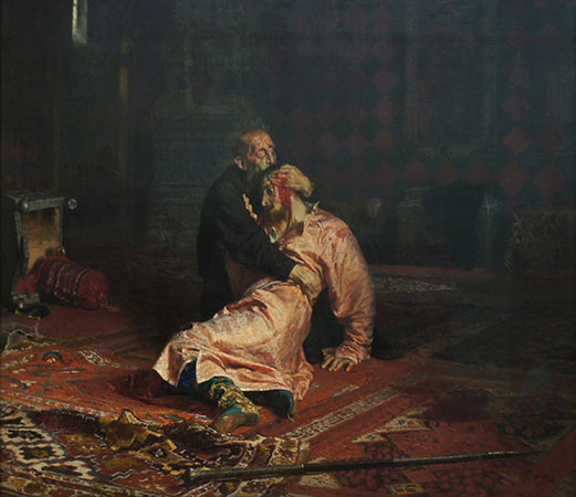 Ivan The Terrible and his Son Ivan on November 16, 1581