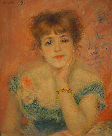 Portrait of the Actress Jeanne Samary 1877