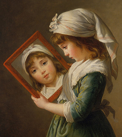 Julie Le Brun Looking in a Mirror