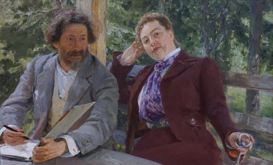 Double Portrait of Natalia Nordmann and Ilya Repin