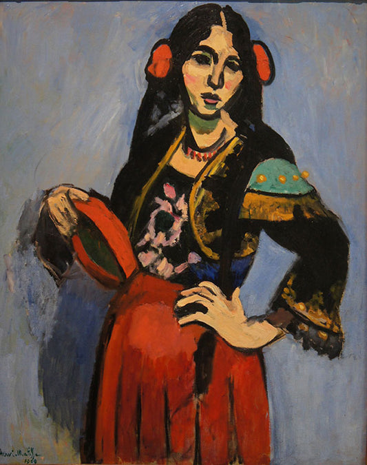 Spanish Woman With A Tamborine